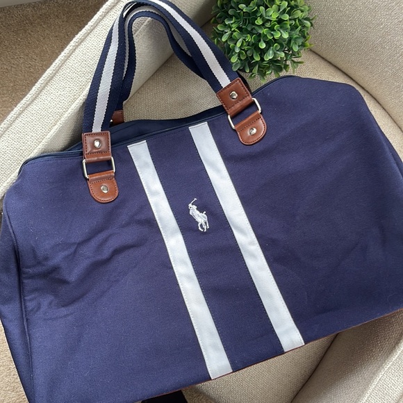 Polo Ralph Lauren Other - Polo by Ralph Lauren medium weekend duffel bag navy/white